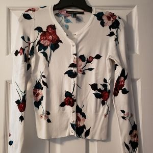 White House Black Market Snap Closure Sweater